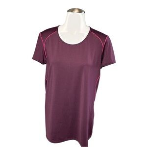 Patagonia Womens Shirt Large Purple Stretch Athletic Gorp Outdoor Active Hike